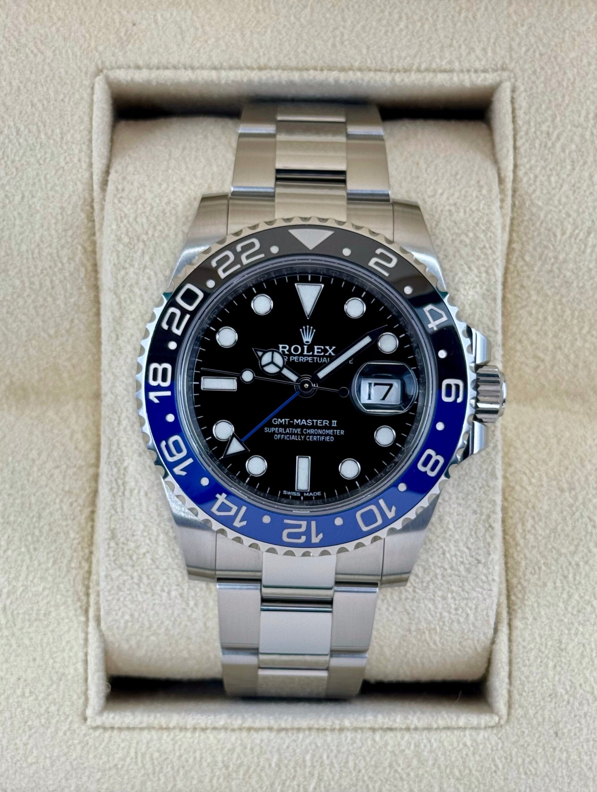 IMG_4762_e88b41c3-ba86-4ebe-bd8e-4ccc8bb8a82e.jpg 2016 Rolex GMT-Master II "Batman" 40mm 116710BLNR Oyster