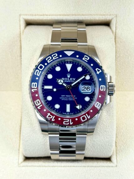 2023 Rolex GMT-Master II "Pepsi" 40mm 126719BLRO White Gold Oyster (Unworn)