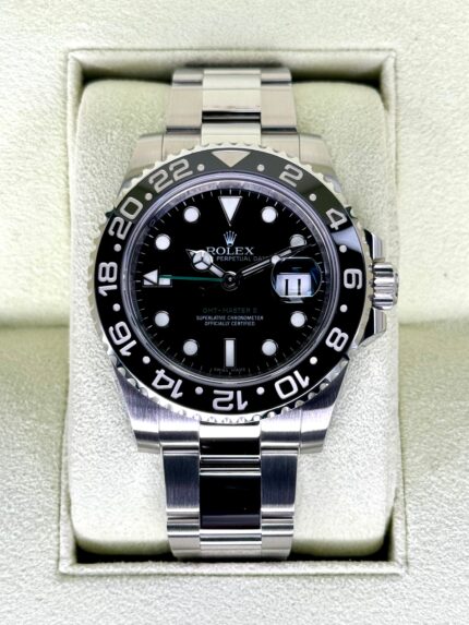 2012 Rolex GMT-Master II 40mm 116710LN Stainless Steel Black Dial