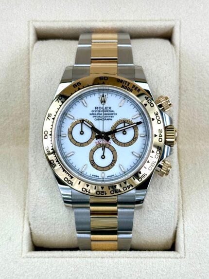 2024 Rolex Daytona 40mm 126503 Two-Tone White Dial (Unworn)