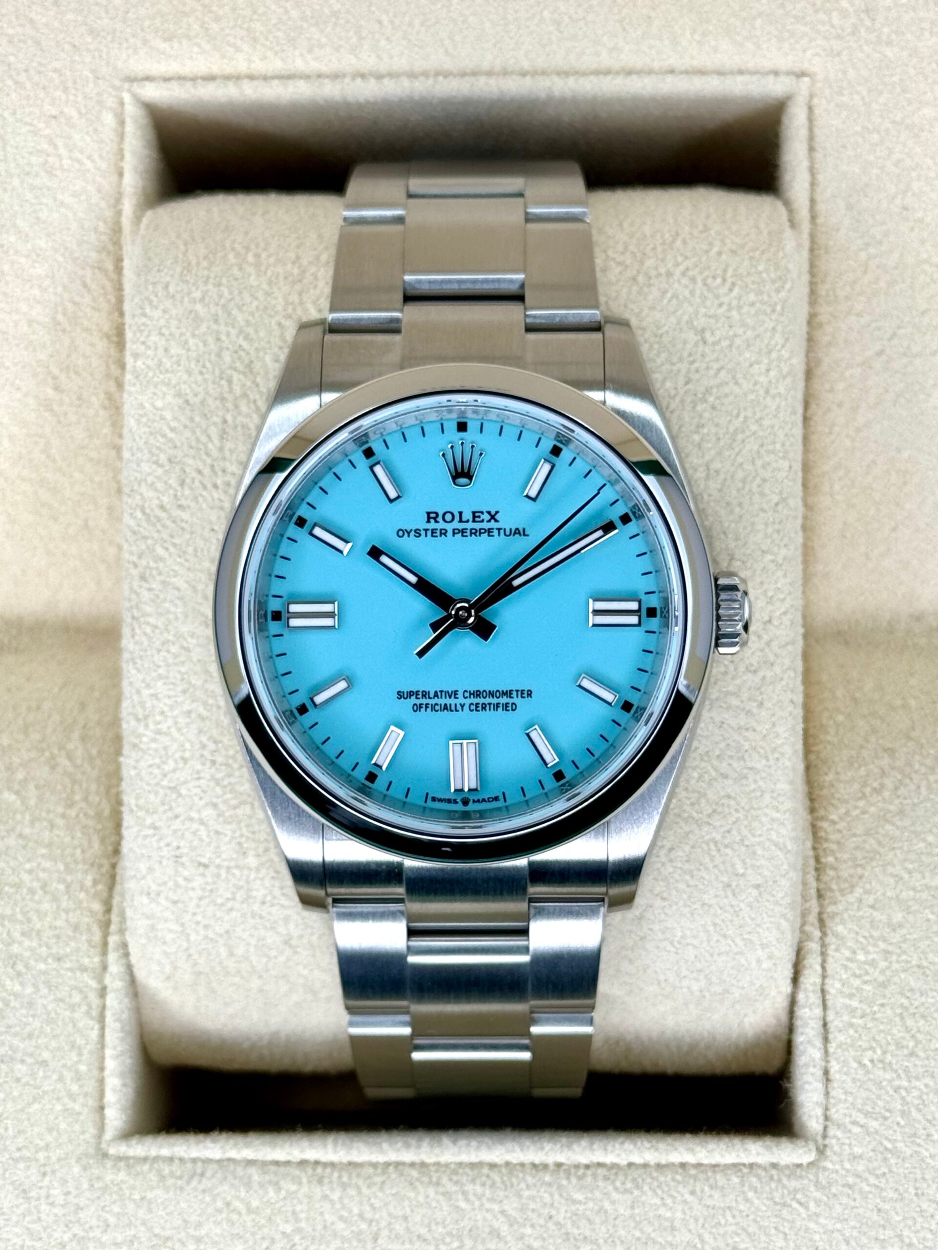IMG_5595.jpg 2023 Rolex Oyster Perpetual 36mm 126000 Tiffany Blue Dial