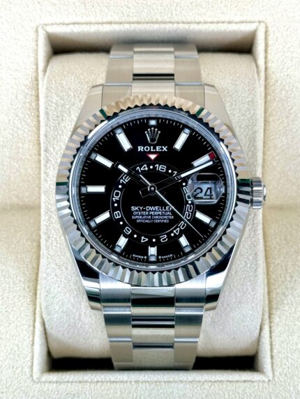 2024 Rolex Sky-Dweller 42mm 336934 Oyster Black Dial (Unworn)