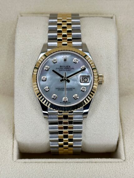 2023 Rolex Datejust 31mm 278273 Two-Tone Jubilee MOP Diamond Dial (Unworn)