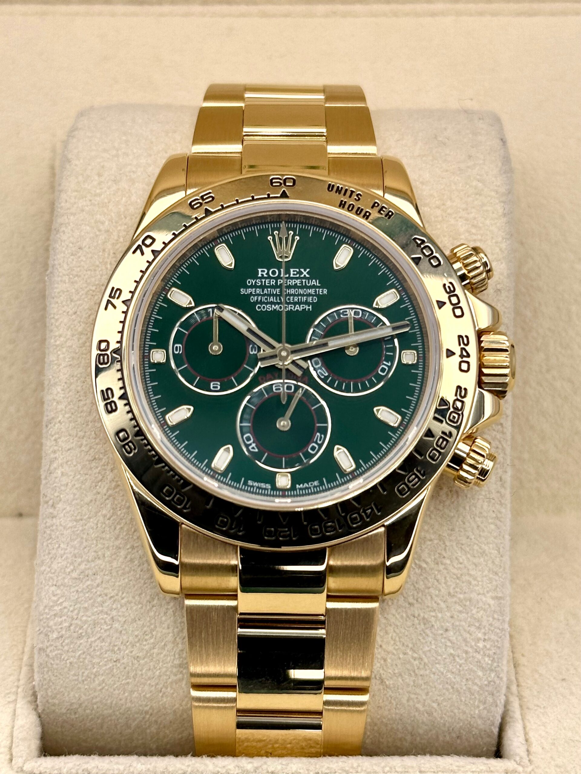 IMG_6489.jpg Rolex Daytona "John Mayer" 40mm 116508 Yellow Gold Green Dial