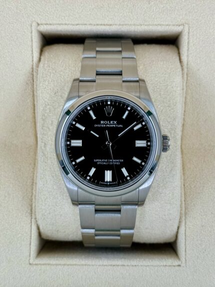 2023 Rolex Oyster Perpetual 36mm 126000 Black Dial