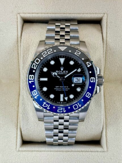 2022 Rolex GMT-Master II "Batgirl" 40mm 126710BLNR Jubilee Black Dial