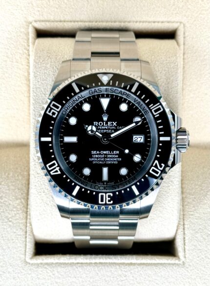 2023 Rolex Deepsea 44mm 136660 Stainless Steel Black Dial (Unworn)