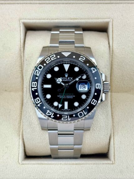 OLD STOCK 2020 Rolex GMT-Master II 40mm 116710LN Black Dial (Unworn)