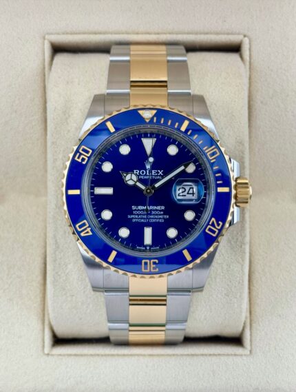 2021 Rolex Submariner "Bluesy" 41mm 126613LB Two-Tone Blue Dial