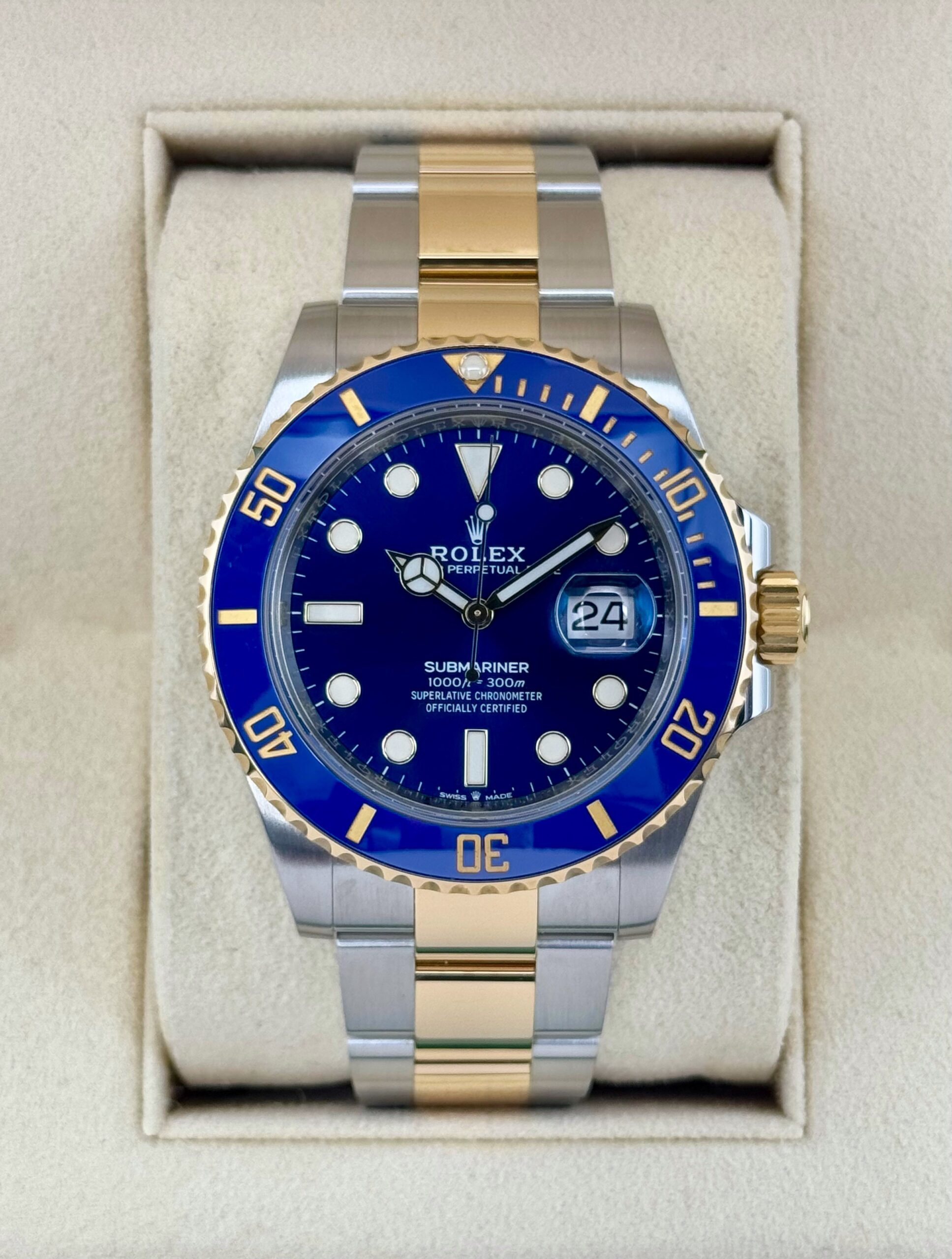 IMG_7298_0db27f05-37c4-426f-9215-6809841faaaf.jpg 2021 Rolex Submariner "Bluesy" 41mm 126613LB Two-Tone Blue Dial