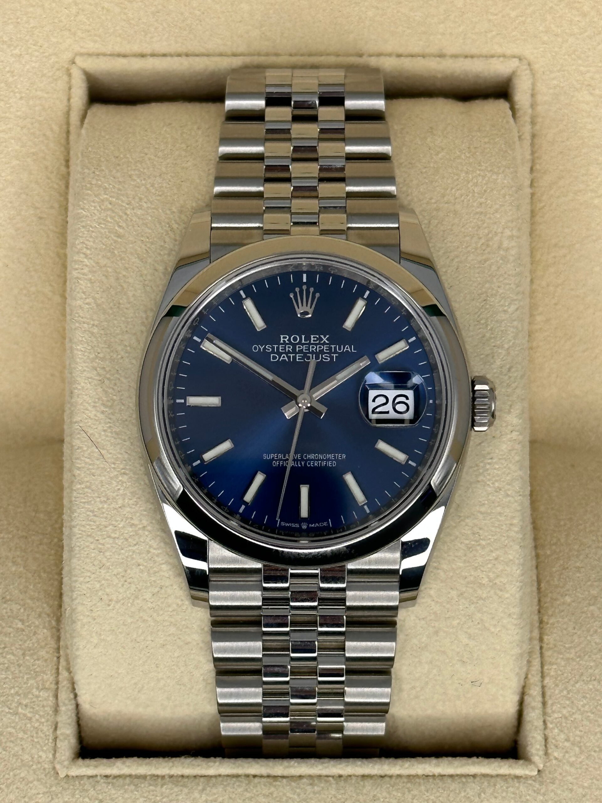 IMG_7313.jpg 2023 Rolex Datejust 36mm 126200 Jubilee Blue Stick Dial (Unworn)