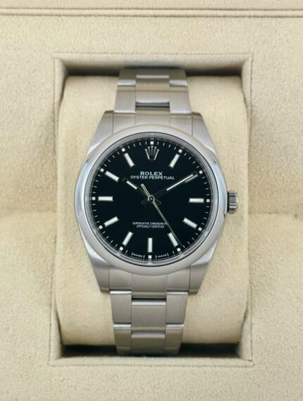 2019 Rolex Oyster Perpetual 39mm 114300 Black Dial
