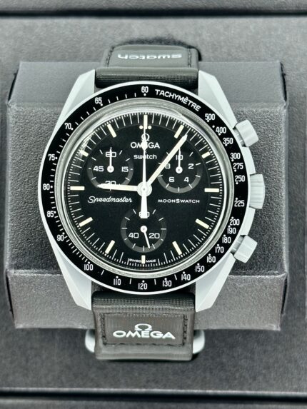 Omega S033M100 Bioceramic Moon Swatch  - Mission to the Moon (Unworn)