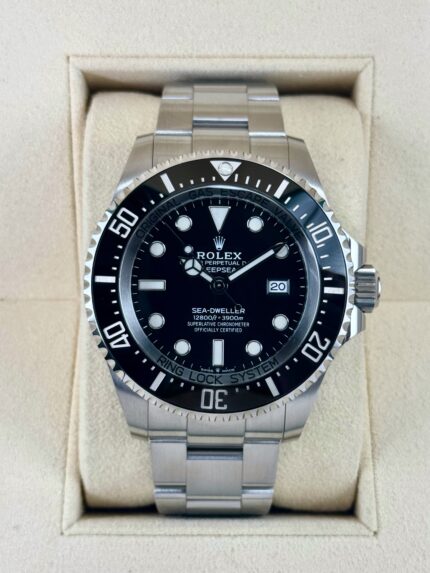 2021 Rolex Deepsea 44mm 126660 Stainless Steel Black Dial