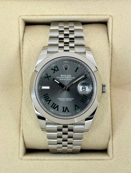 2024 Rolex Datejust 41mm 126300 Jubilee Wimbledon Dial (Unworn)