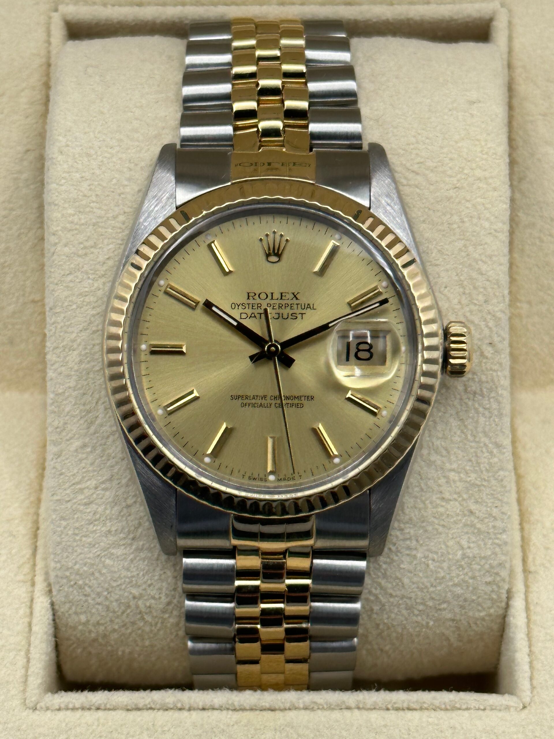 IMG_8056.jpg 1987 Rolex Datejust 36mm 16013 Champagne Dial