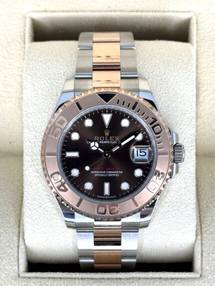 2023 Rolex Yacht-Master 37mm 268621 Two-Tone Chocolate Dial