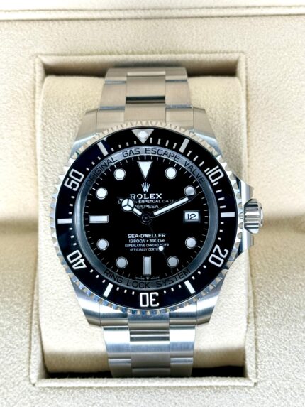 2024 Rolex Deepsea 44mm 136660 Stainless Steel Black Dial (Unworn)