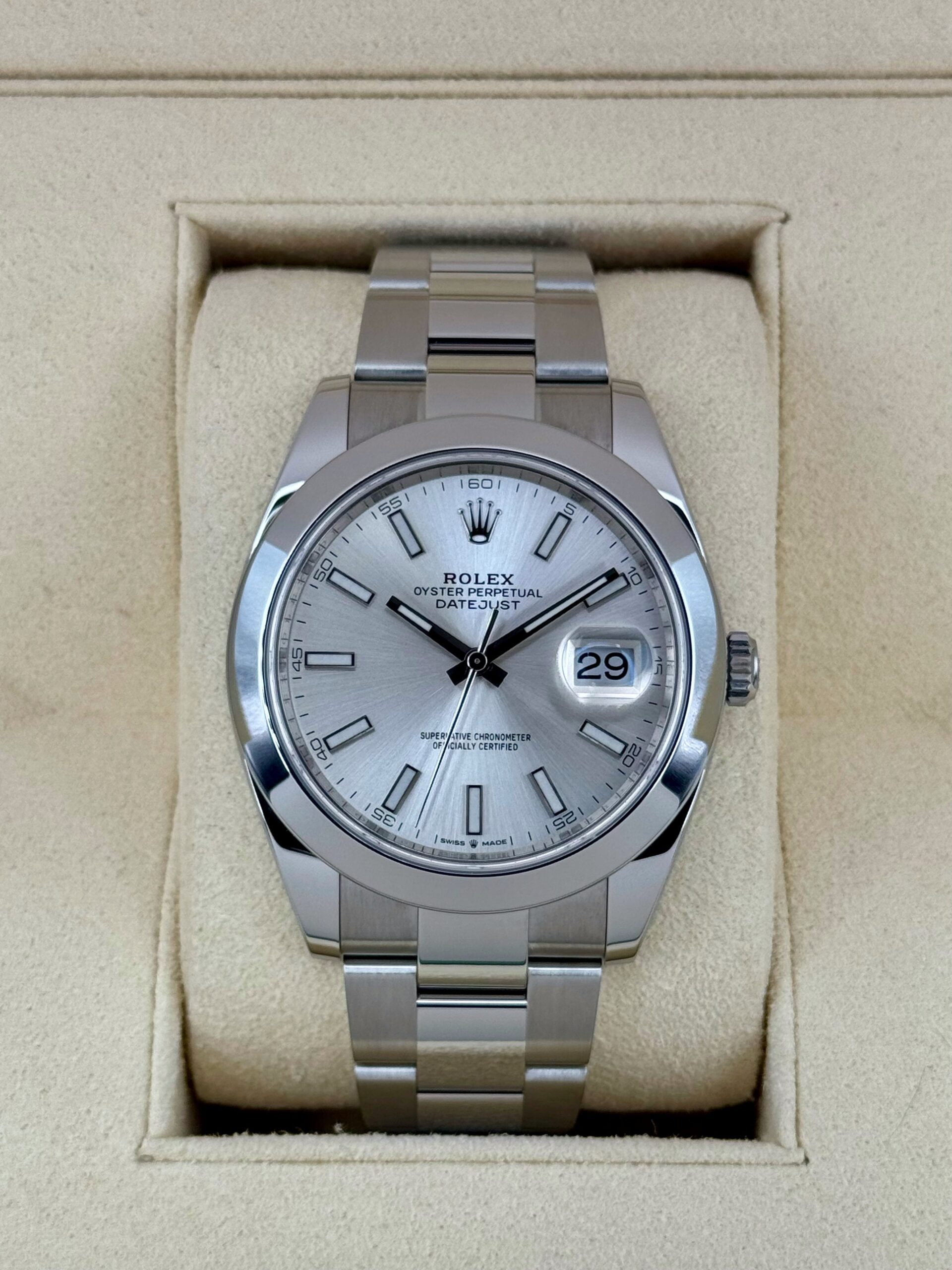IMG_9396_ad28b79d-c5b7-41c1-b524-c83483f40c0d.jpg 2021 Rolex Datejust 41mm 126300 Stainless Steel Oyster Silver Dial