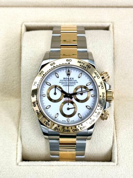 2023 Rolex Daytona 40mm 116503 Two-Tone White Dial