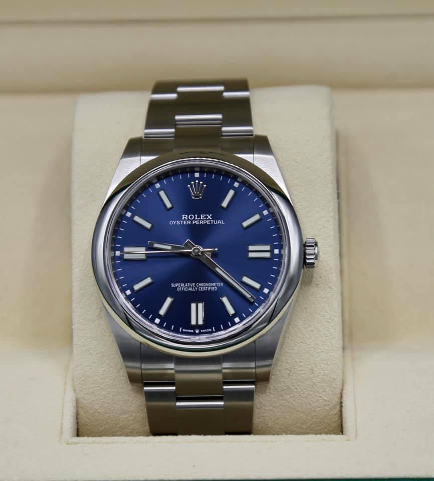 image_2a7aa0f6-830c-4ae1-9bf5-2dad5094fb3d.jpg 2023 Rolex Oyster Perpetual 41mm 124300 Blue Dial (Unworn)